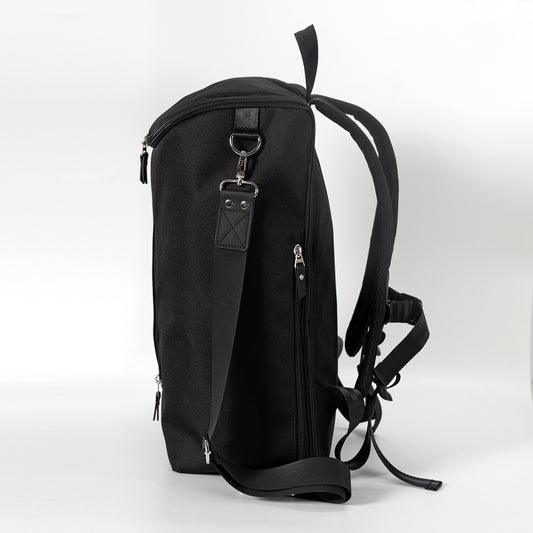 Black ♻️ Recycled Polyester Diaper Bag