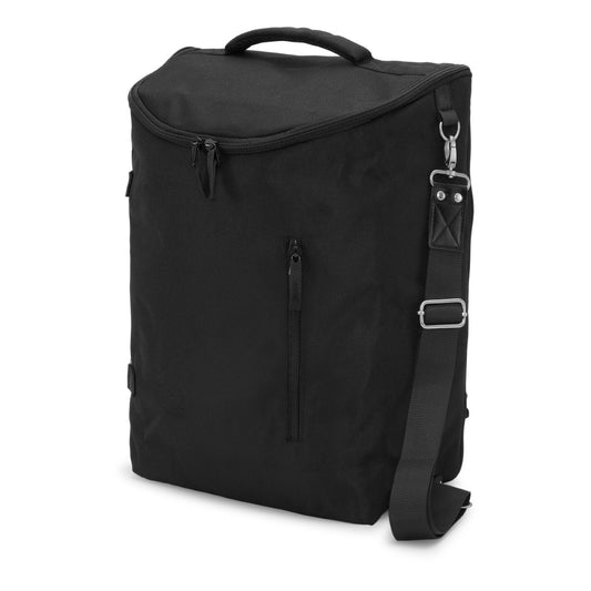 Black ♻️ Recycled Polyester Diaper Bag