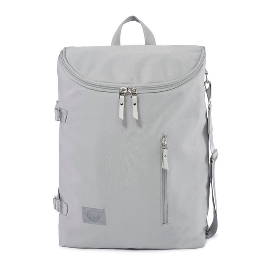 Grå ♻️ Recycled Polyester Pusletaske+MiniMe Juniortaske i sort+GRATIS ammepude