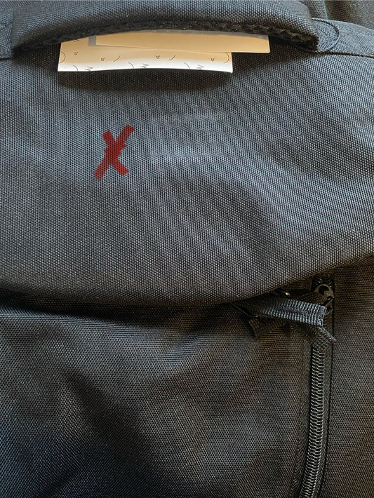 2.sortering - Sort ♻️ Recycled Polyester Pusletaske (ny taske md plet)