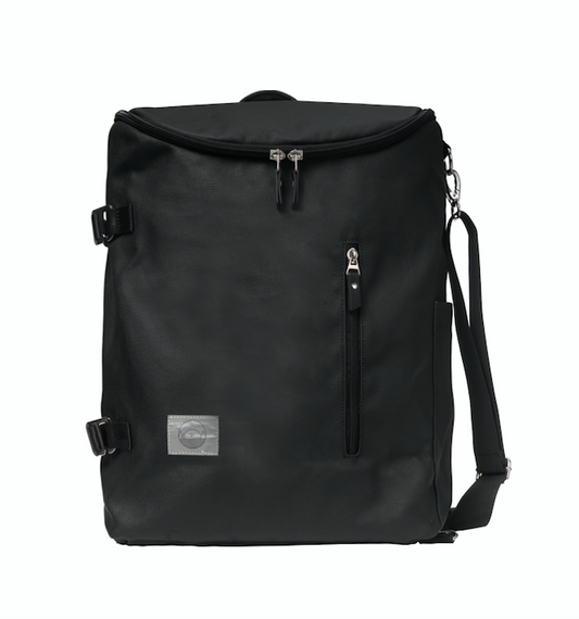 Black ♻️ Recycled Polyester Diaper Bag