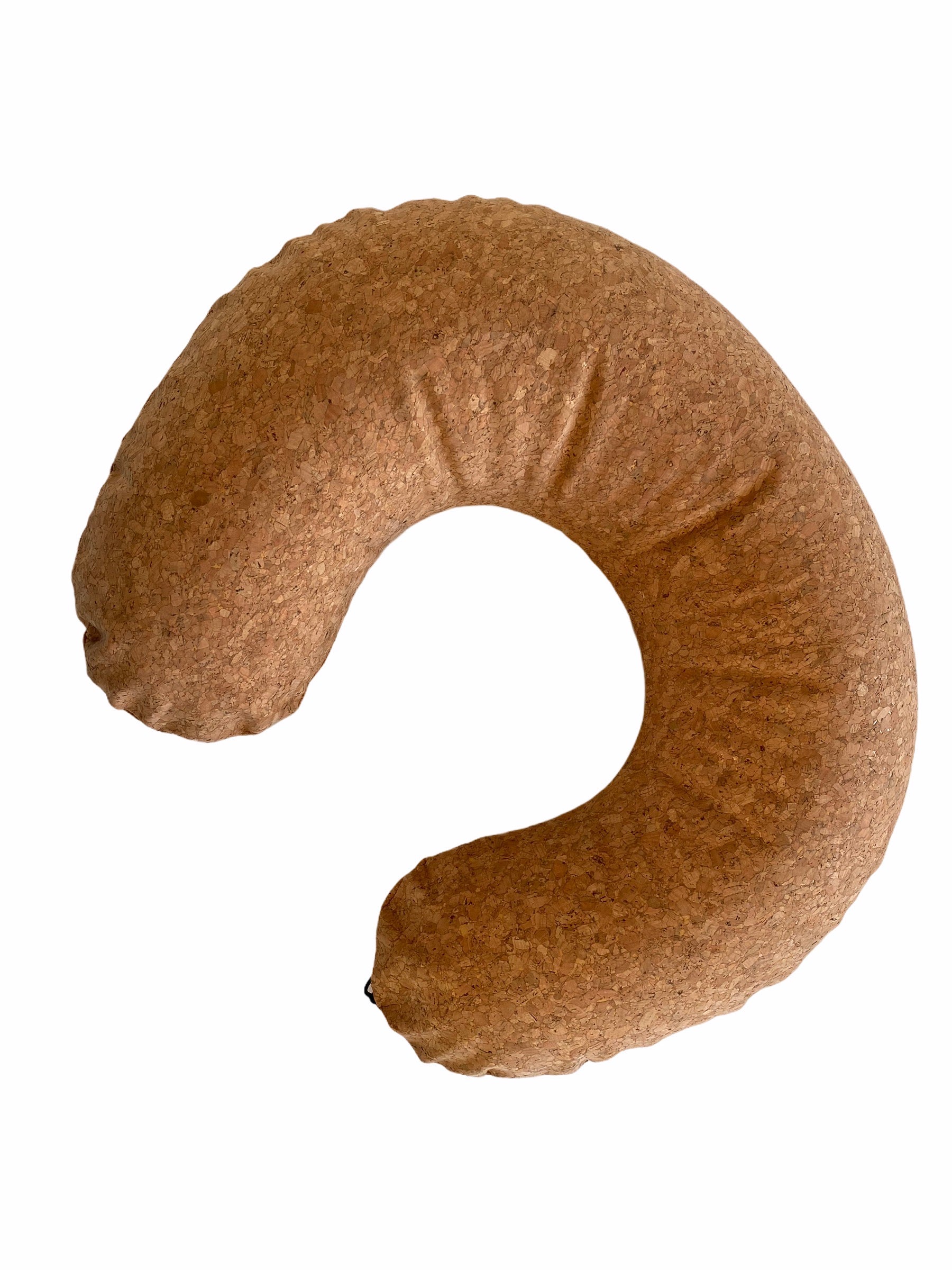 Inflatable nursing pillow in natural cork