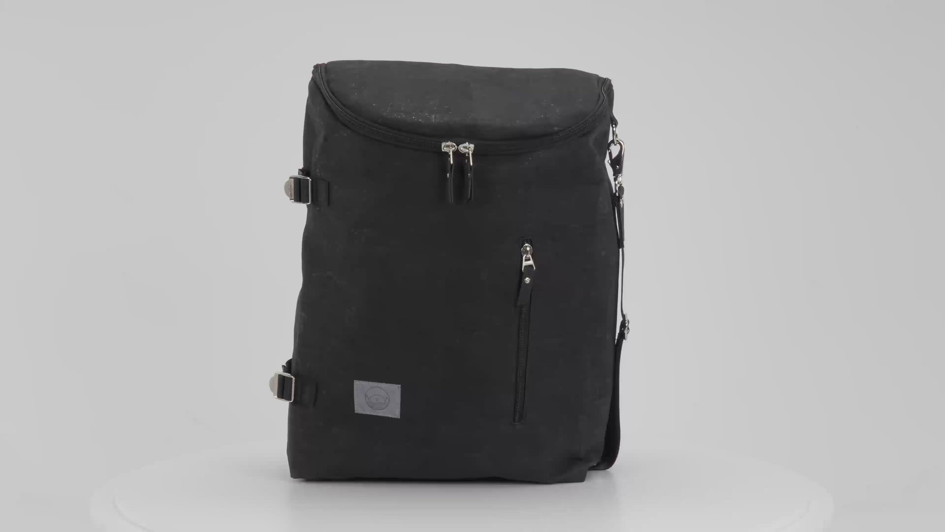 Black 🌱 Cork edition diaper bag